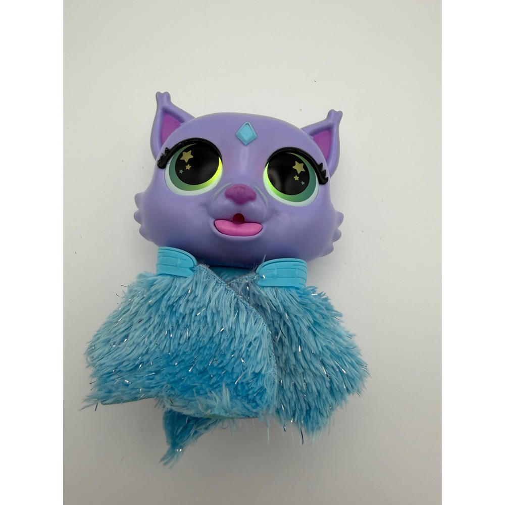 Hasbro FurReal Fuzzalots Interactive Kitty Purple Blue Talking Toy F1927